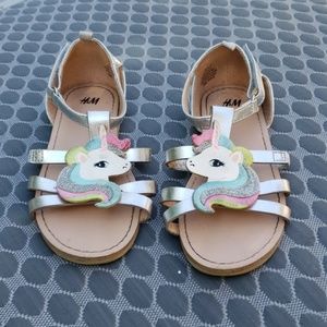 h&m unicorn sandals